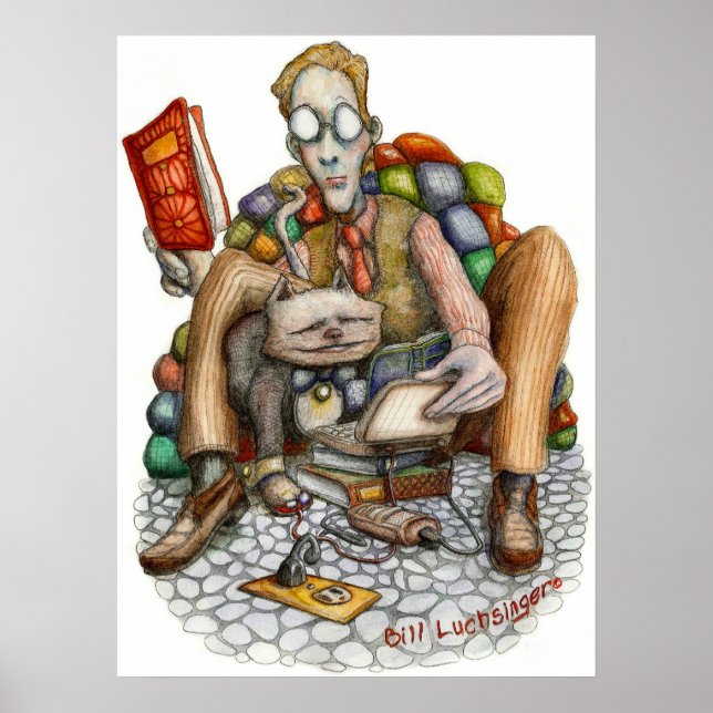 Computer Cat - Poster (Front)