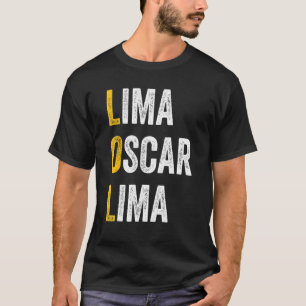 Computer Chat Shortcuts Lima Oscar Lima   Lol T-Shirt