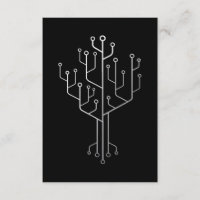 Computer Chip Tree Programmer Coder Engineer Tech