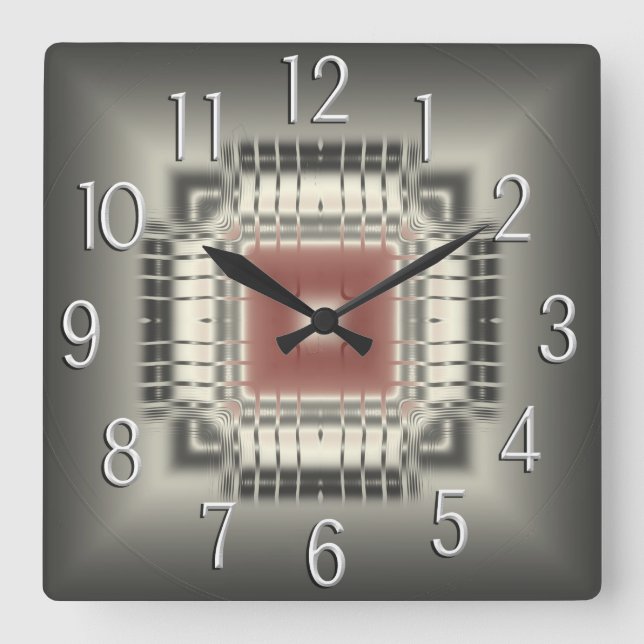 Computer Chip  Wall Clock (Front)