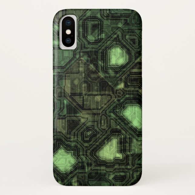 Computer circuit background Case-Mate iPhone case (Back)