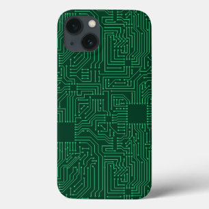 Computer circuit board iPhone 13 case