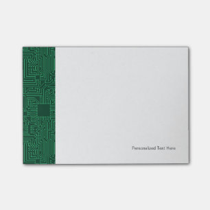 Computer circuit board post-it notes