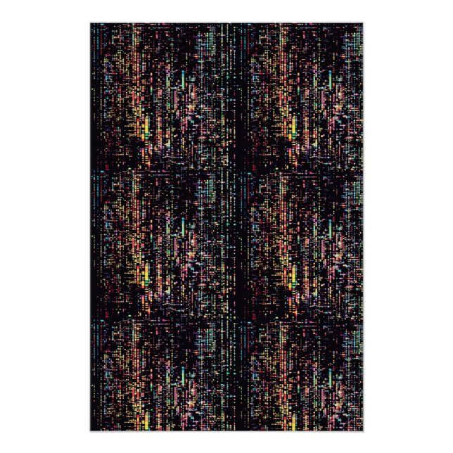 computer code written in smole poster (Front)