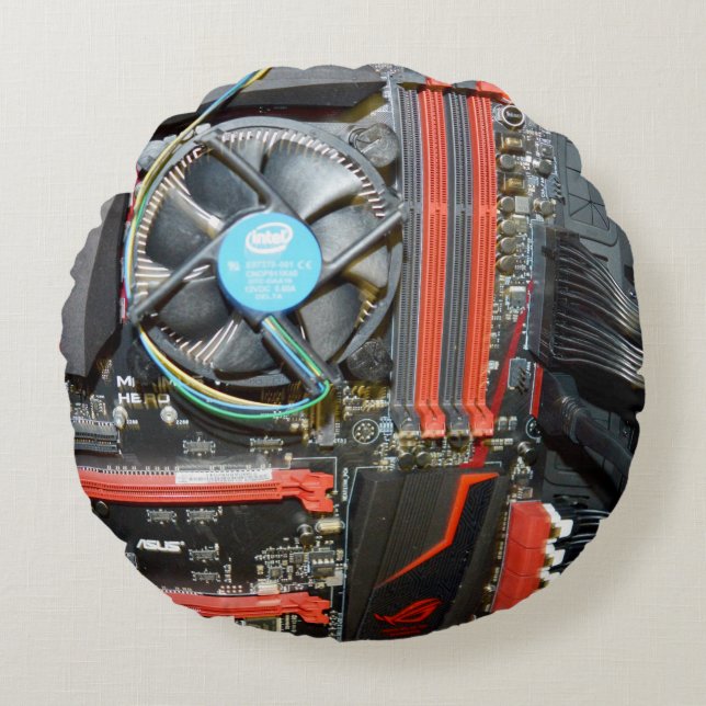 Computer Components Parts, Round Cushion (Front)