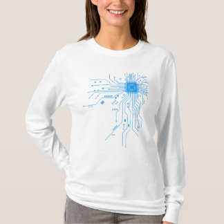 Computer CPU Chip PCB Circuit Design Tech Gift T-Shirt