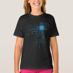 Computer CPU Chip PCB Circuit Design Tech Gift T-Shirt
