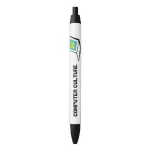 Computer Culture Black Trim Pen, Ink Pen