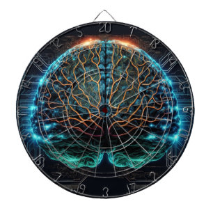 Computer Cyber Brain Dartboard
