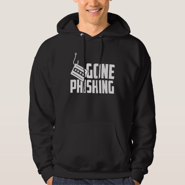 Computer Cybersecurity Hacker Phishing Programmer  Hoodie (Front)