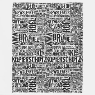 Computer Dictionary... Fleece Blanket
