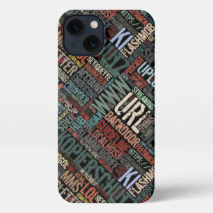 Computer Dictionary in Colors iPhone 13 Case