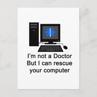 Computer Doctor Postcard