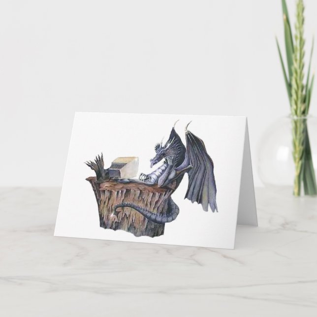 Computer Dragon Card (Front)