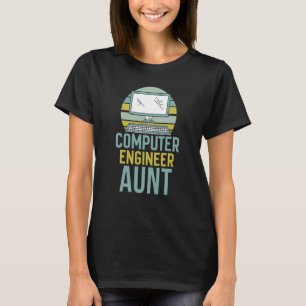 Computer Engineer Aunt Programming Programmer Engi T-Shirt