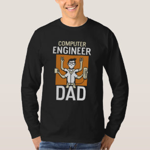 Computer Engineer Dad Coding Coder Programmer Prog T-Shirt