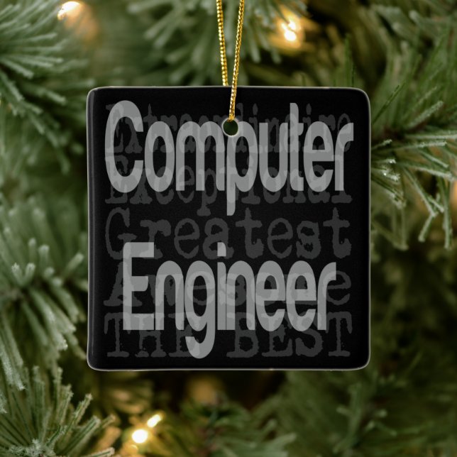 Computer Engineer Extraordinaire Ceramic Ornament (Tree)