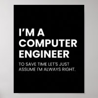 Computer Engineer Funny Nerd Saying