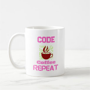 computer engineer programmer coding tech pink coffee mug