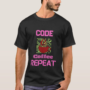 computer engineer programmer coding tech pink T-Shirt
