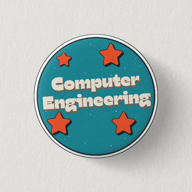 Computer Engineering 3 Cm Round Badge (Front)