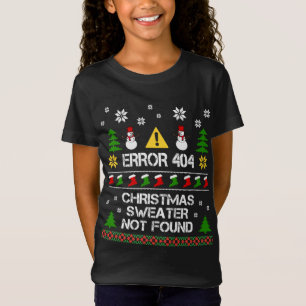 Computer Error 404 Christmas Sweater Not Found Chr