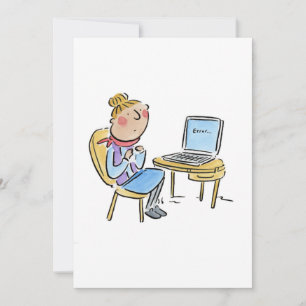 Computer Error Invitation