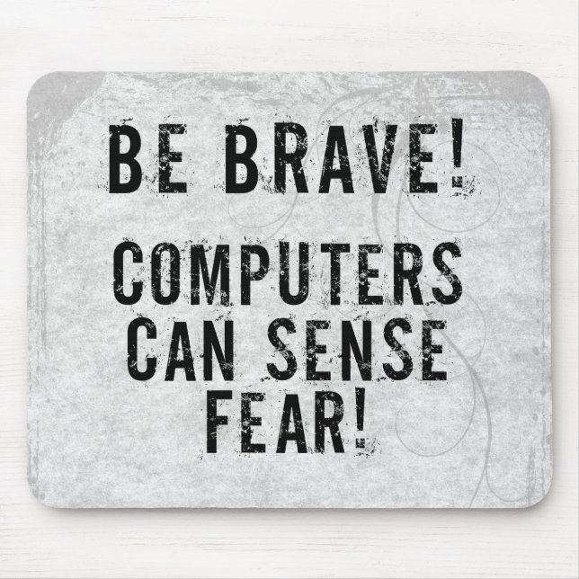 Computer Fear Mouse Pad (Front)