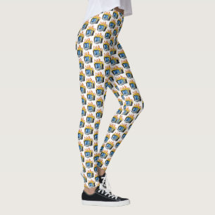 Computer Fire All-Over-Print Leggings