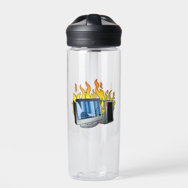 Computer Fire CamelBak Eddy® Water Bottle (Front)