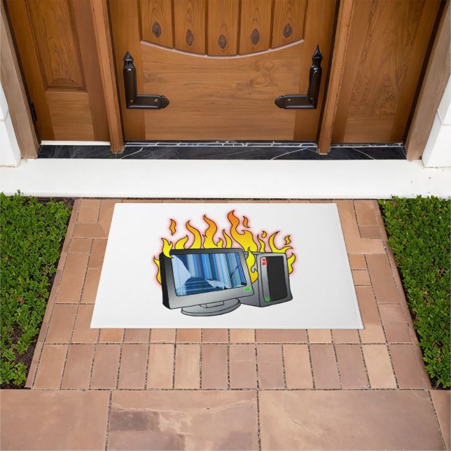 Computer Fire Door Mat (Outdoor)
