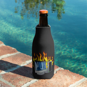 Computer Fire Foam Bottle Cooler