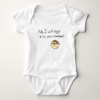 Computer Geek Baby Bodysuit