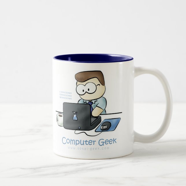 computer geek coffee cup (Right)