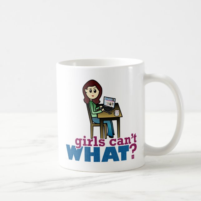 Computer Geek - Light Coffee Mug (Right)