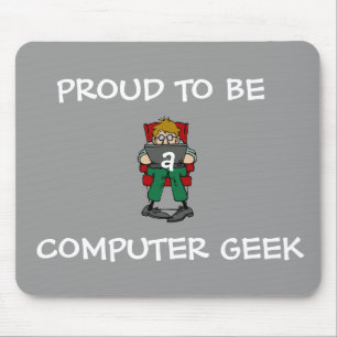 Computer Geek Mousepad (grey)