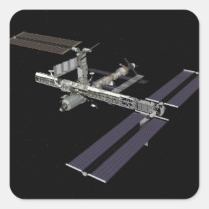 Computer generated view 18 square sticker