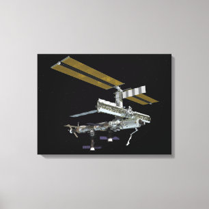 Computer generated view canvas print
