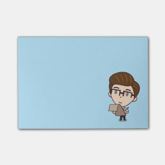 Computer guy post-it notes