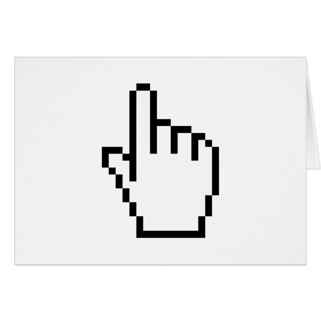 COMPUTER HAND POINTER / MOUSE CURSOR (Front Horizontal)