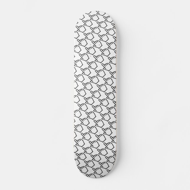 COMPUTER HAND POINTER / MOUSE CURSOR SKATEBOARD (Front)