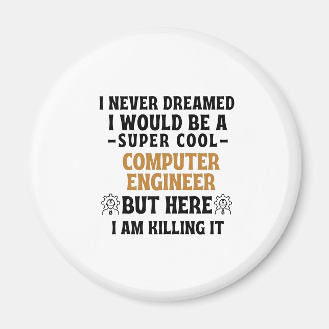 COMPUTER HARDWARE ENGINEER MAGNET (Front)