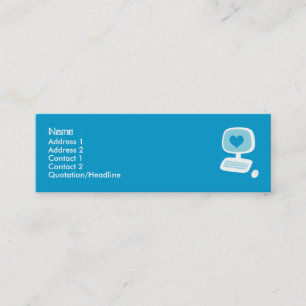 Computer Heart Profile Cards