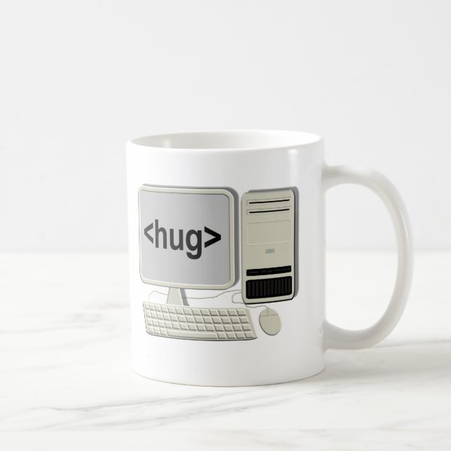 Computer Hug Mug (Right)