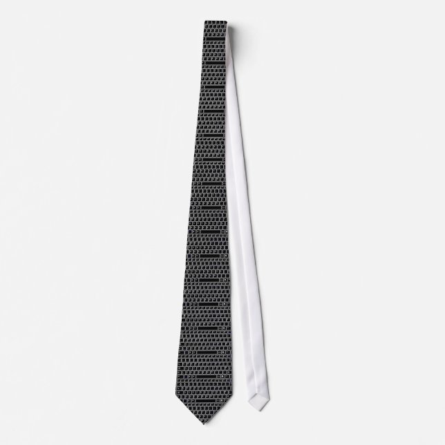 Computer Keyboard Design Necktie (Front)