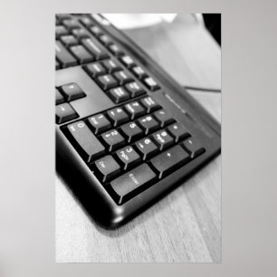 Computer keyboard poster
