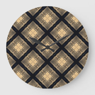 Computer Keys Pattern Large Clock