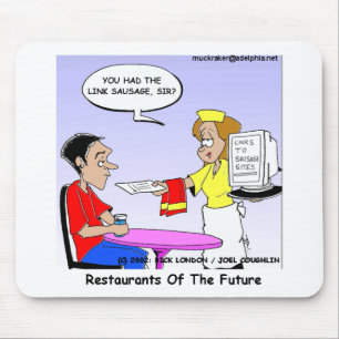 Computer Links Funny Cartoon Gifts & Collectibles Mouse Pad