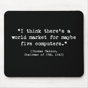 Computer Market Mouse Pad