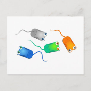 Computer Mice Postcard